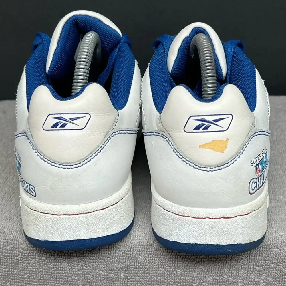 RARE Vintage Reebok Super Bowl XLII NY GIANTS Mens Shoes SZ 8 Limited Edition